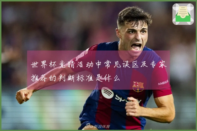 世界杯竞猜活动中常见误区及专家推荐的判断标准是什么